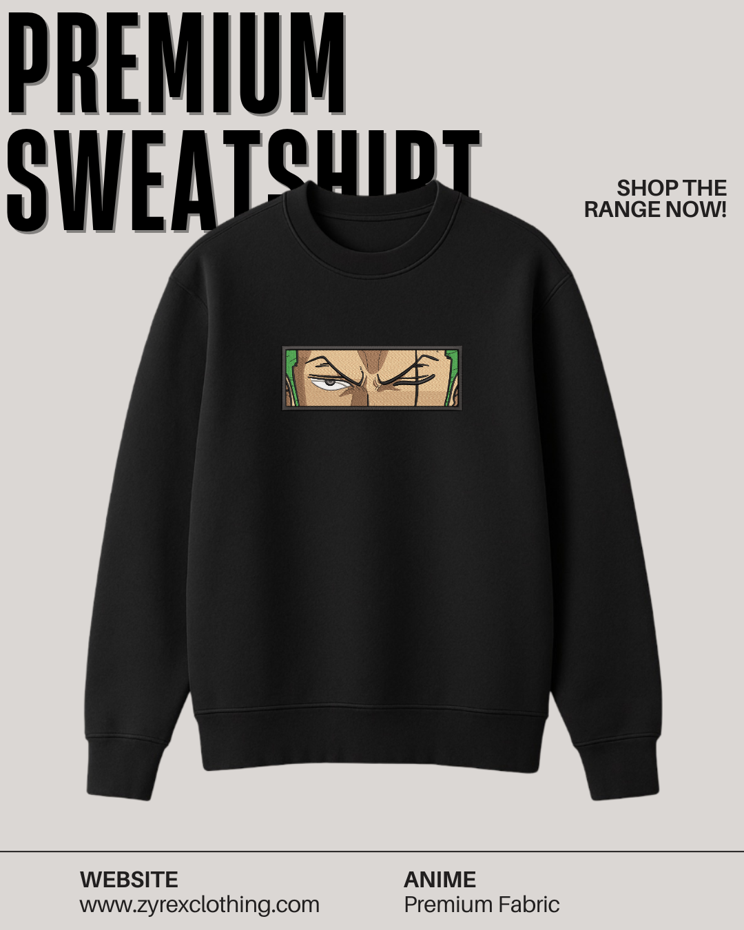Zoro Sweatshirt 🔥